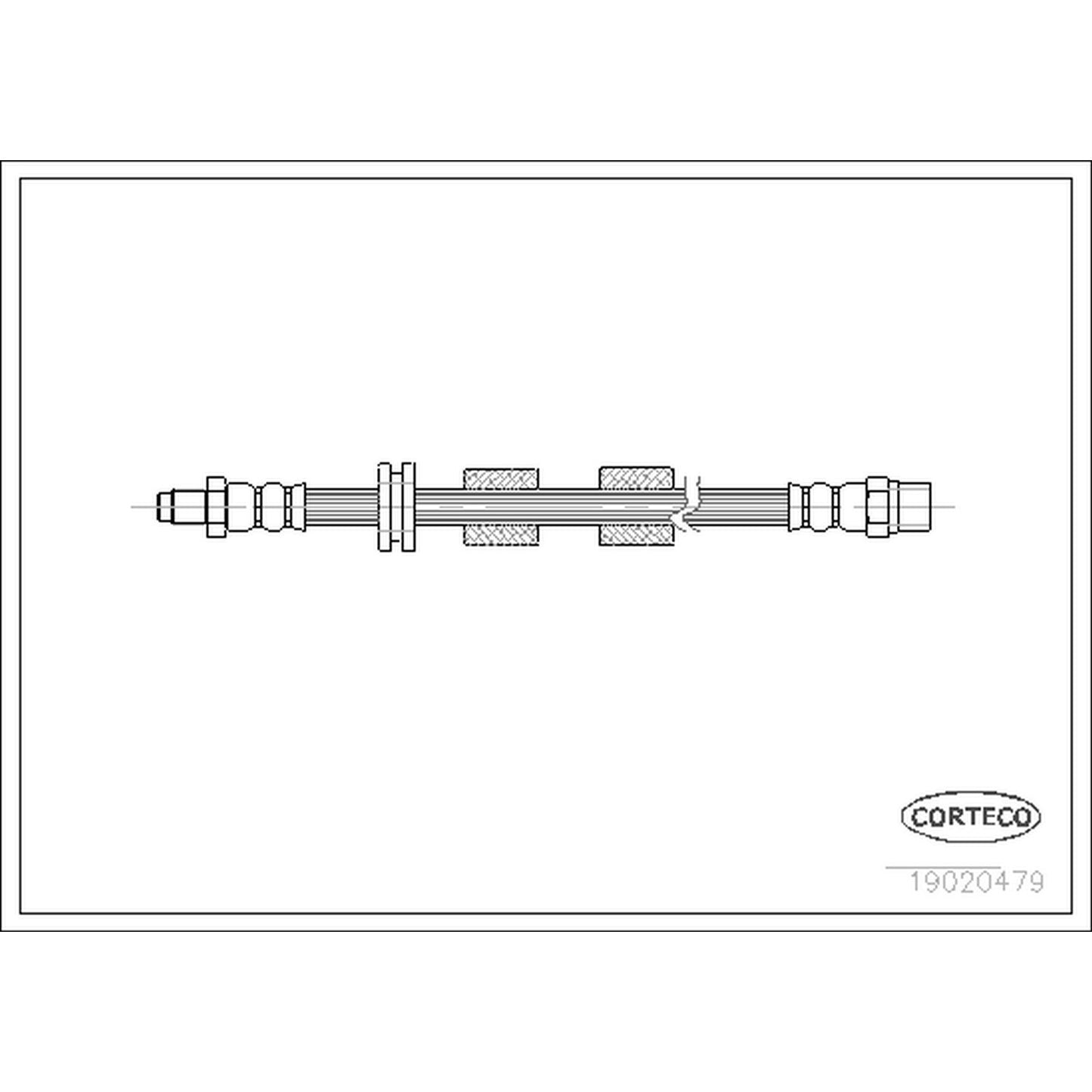 19020479 Front Brake Line