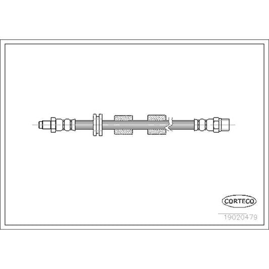 19020479 Front Brake Line
