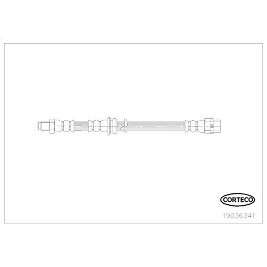 19036341 OE Replacement Series Brake Line