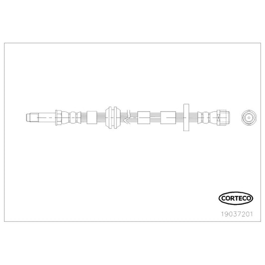19037201 Front Brake Line
