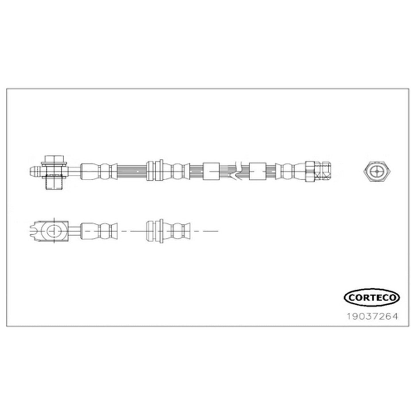 19037264 Front Brake Line