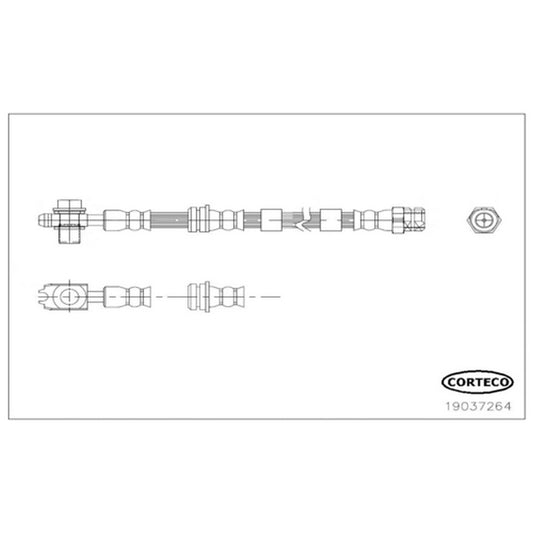 19037264 Front Brake Line