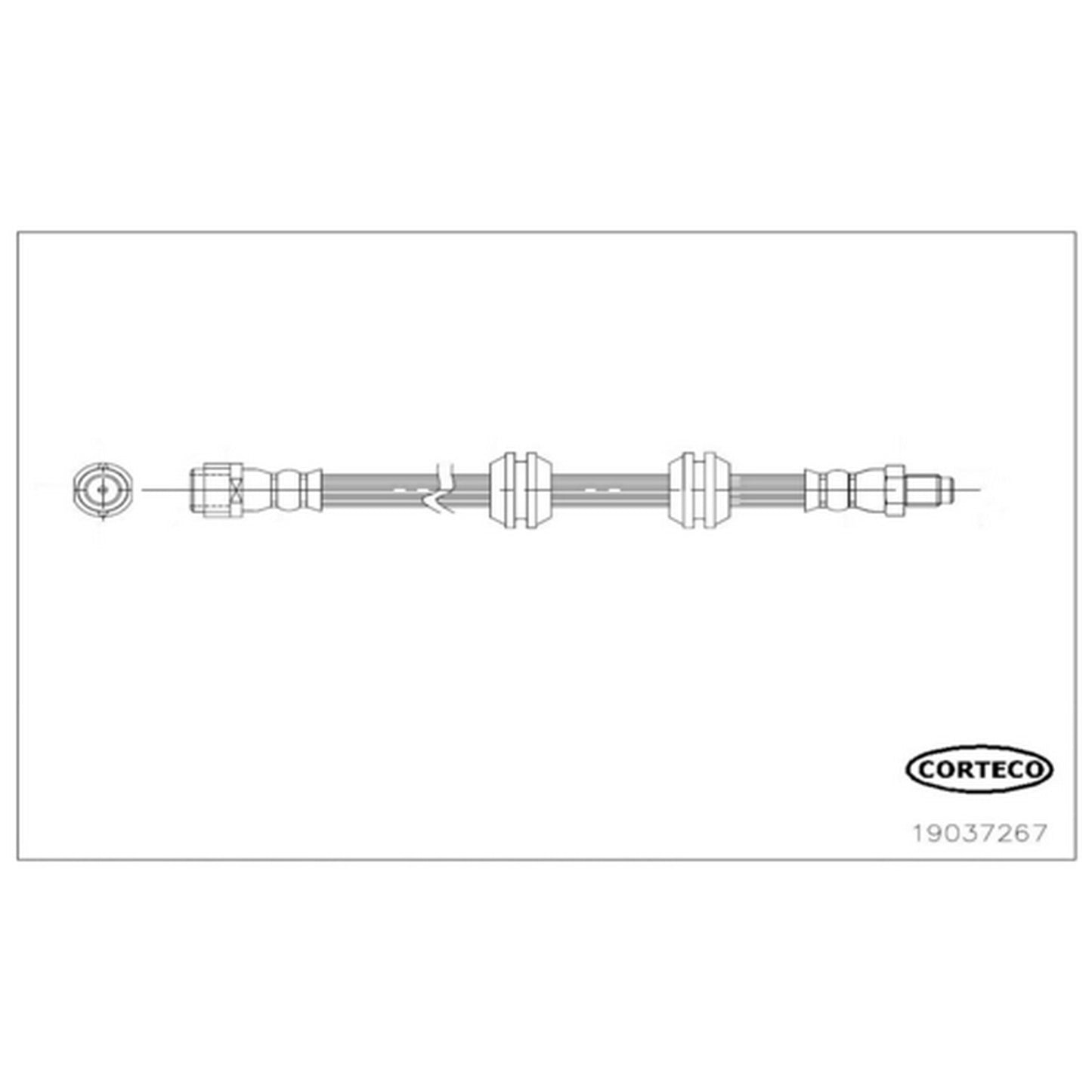 19037267 Rear Brake Line