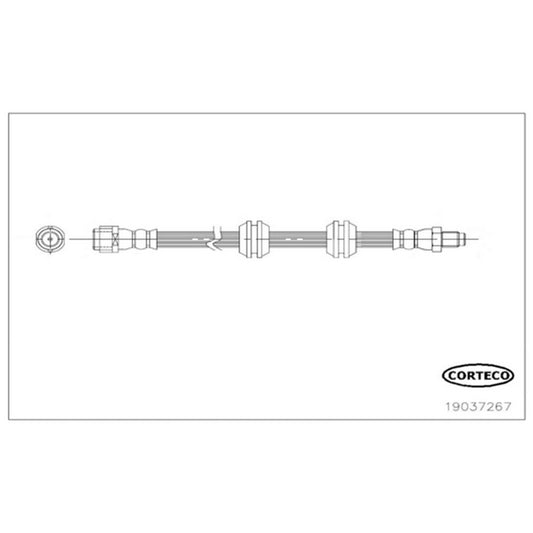 19037267 Rear Brake Line