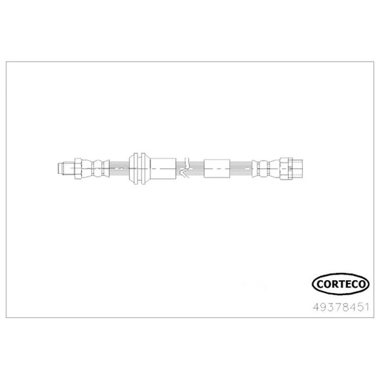 49378451 Front OE Replacement Series Brake Line