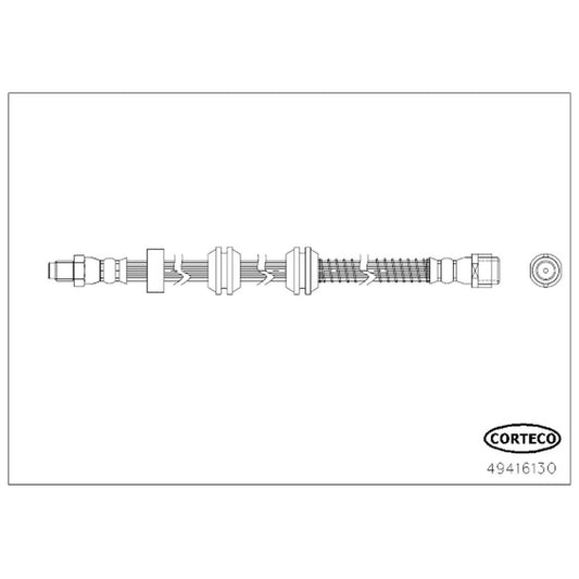 49416130 Rear Brake Line