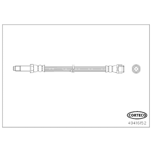 49416152 OE Replacement Series Brake Line