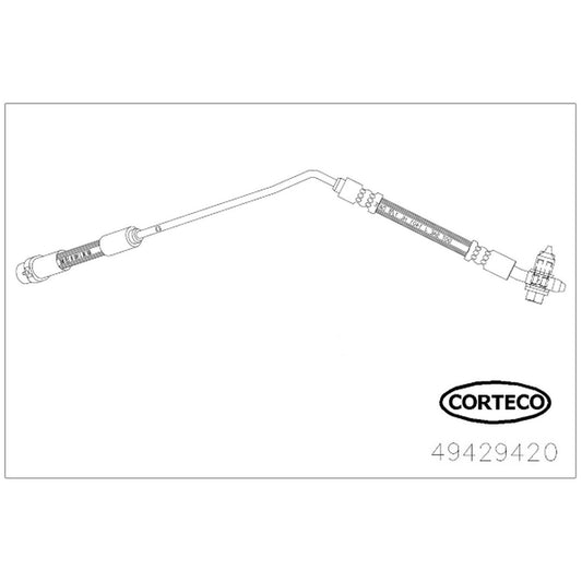 49429420 Rear, Driver Side OE Replacement Series Brake Line