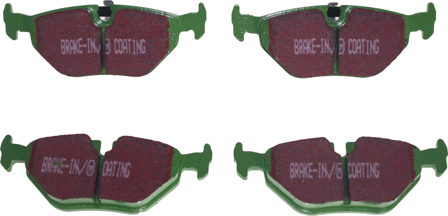 DP21289 Комплект задних тормозных колодок Greenstuff 2000 Aramid Fiber Sport из арамидного волокна