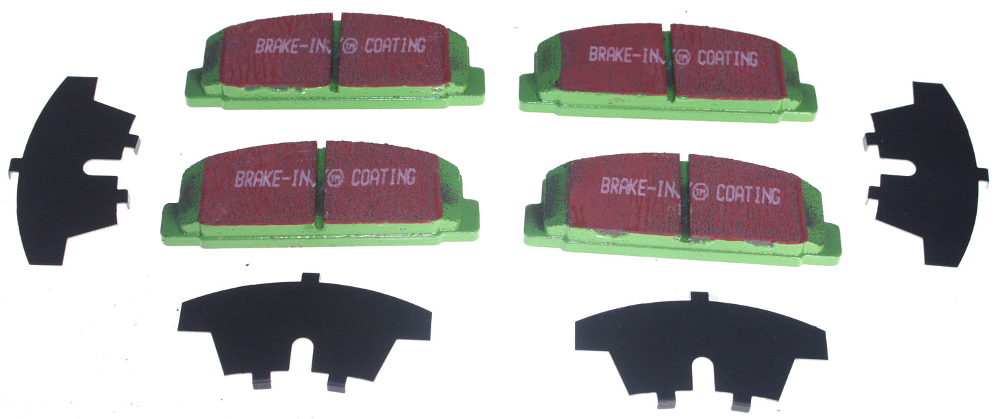 DP2729 Комплект задних тормозных колодок Greenstuff 2000 Aramid Fiber Sport из арамидного волокна