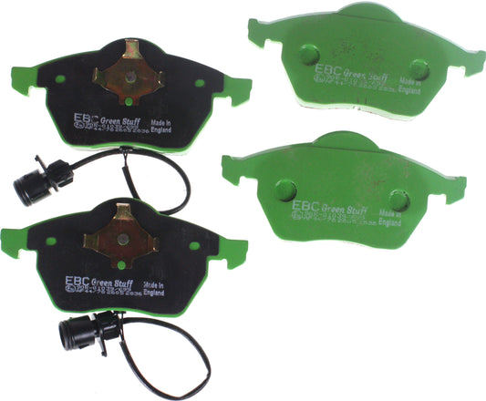 DP2836 Front Greenstuff 2000 Aramid Fiber Sport Aramid Fiber Brake Pad Set