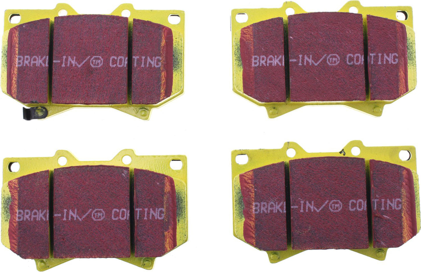 DP41319R Front Yellowstuff Street and Track Aramid Fiber Brake Pad Set