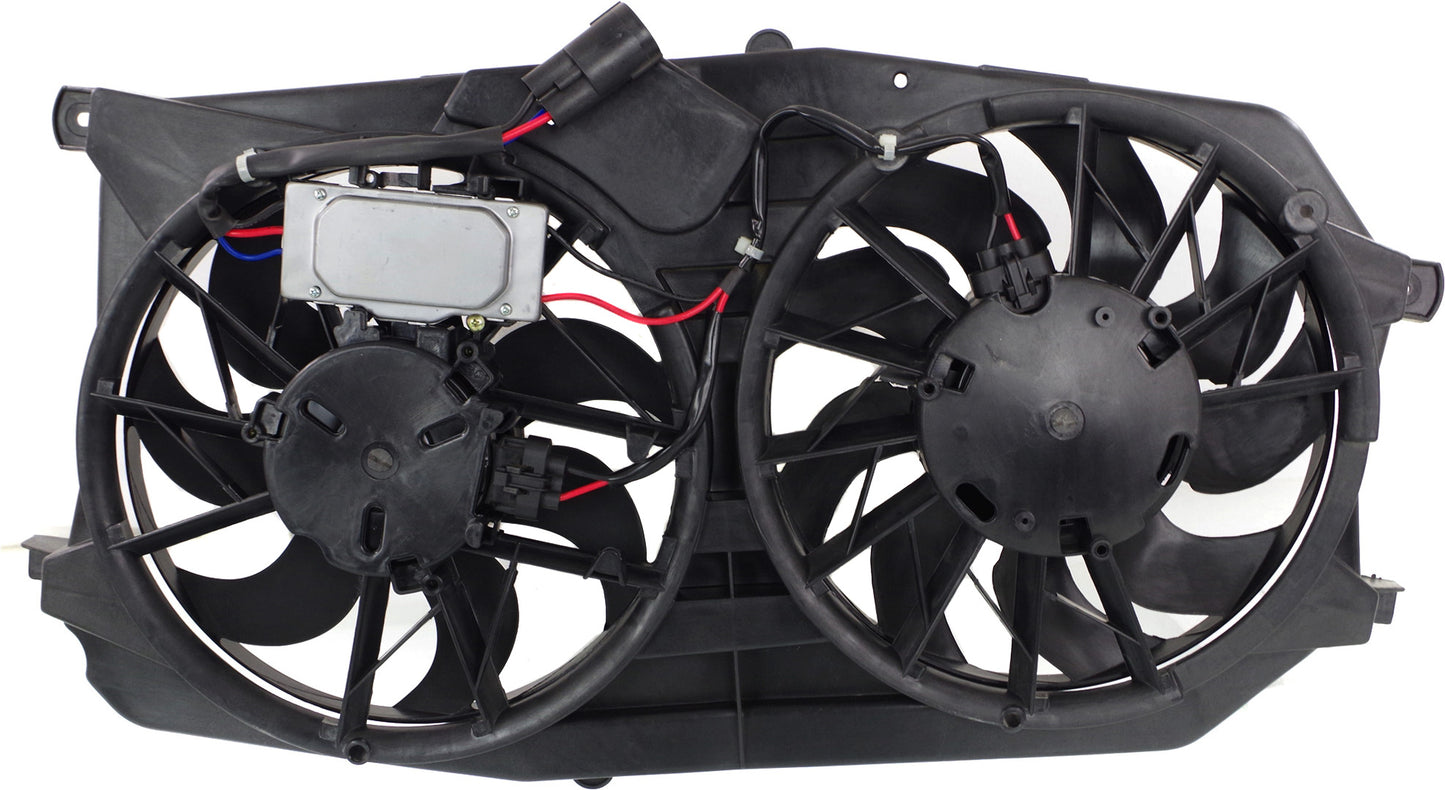 Вентилятор радиатора — лопасть, двигатель и кожух, 6-цилиндровый двигатель объемом 3,0 л