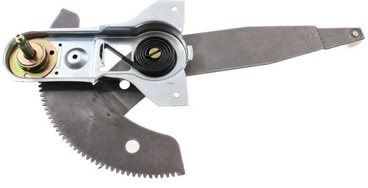 Front, Driver Side Manual Window Regulator, Hand-Crank Type