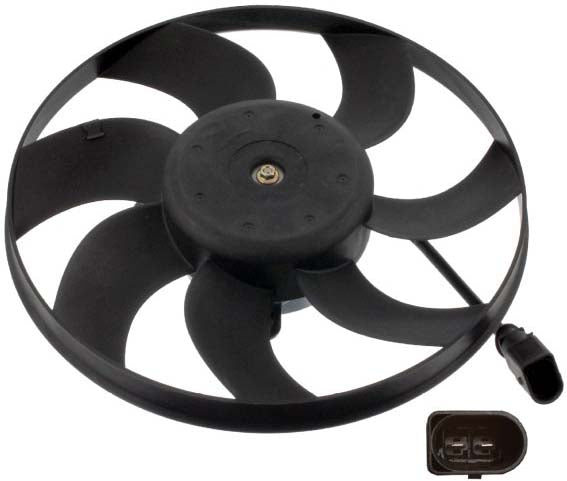 39164 OE Replacement Radiator Fan Passenger Side, 1.9L, 4Cyl, Single fan, OE Replacement Series