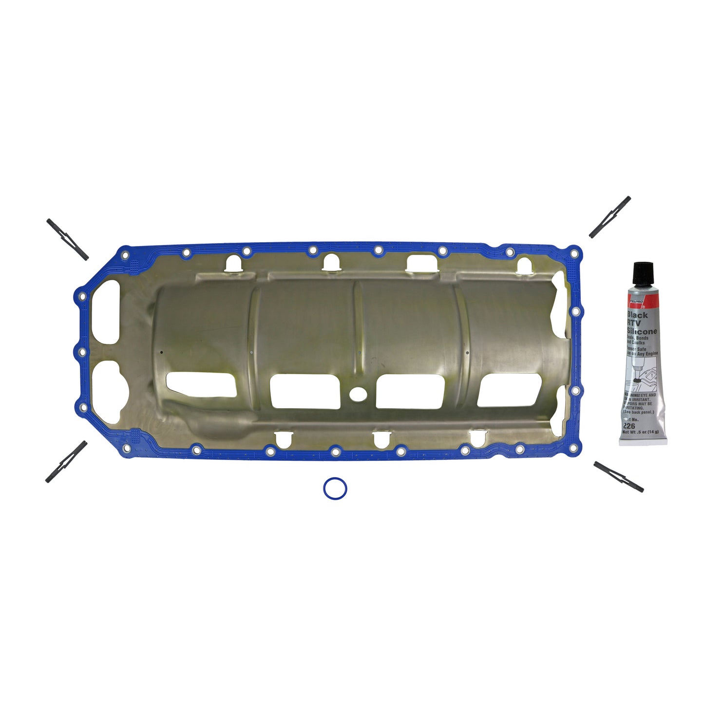 OS 30750 R Oil Pan Gasket - Rubber, Direct Fit, Set