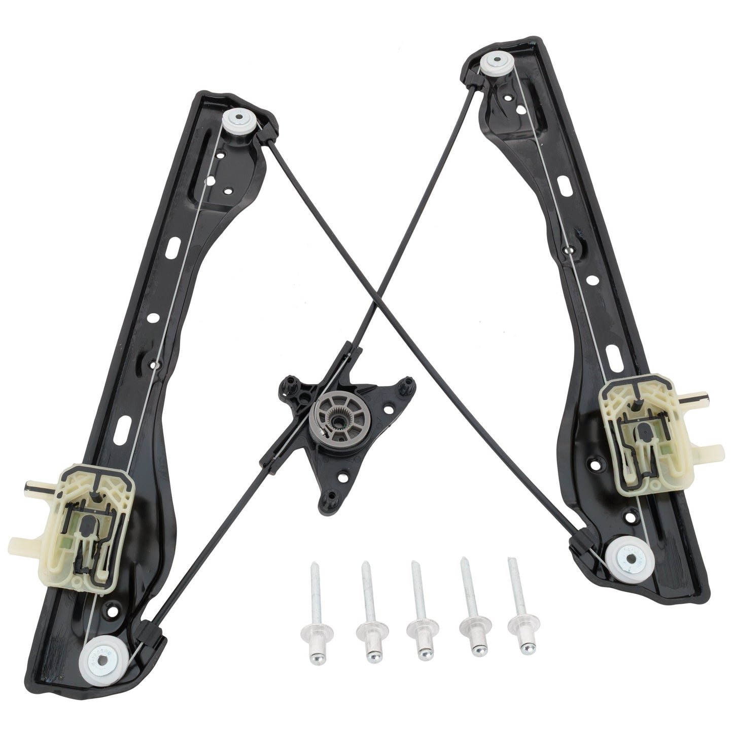 Front, Driver Side Power Window Regulator, Without Motor