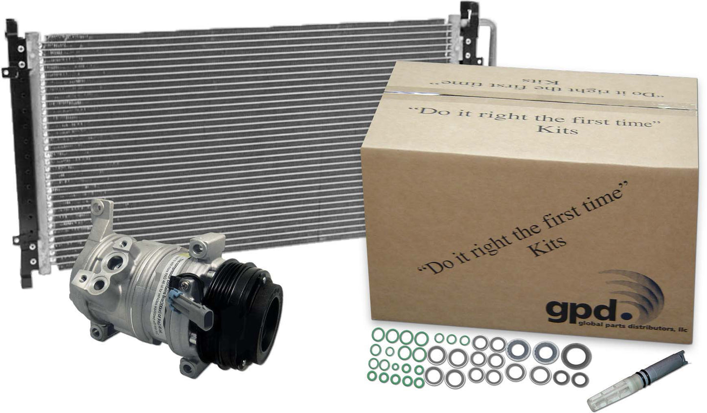 9631262E A/C Compressor, With Clutch, 6-Groove Pulley, 3.5L, 6Cyl