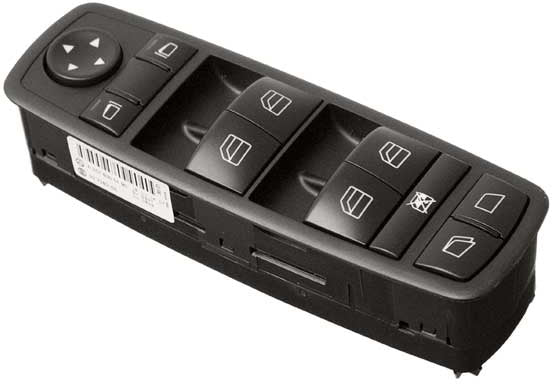 Genuine Mercedes Benz Window Switch (Quadruple) (Black) - Replaces OE Number 251-830-01-90 9051