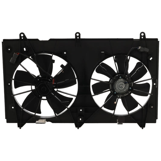Вентилятор радиатора для замены оригинального оборудования, 2,4 л, 4 цилиндра, двойной вентилятор