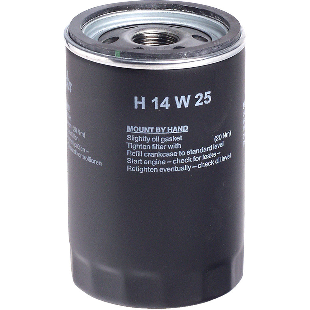 H14W25 Oil Filter - Spin-on, Direct Fit, Sold Individually