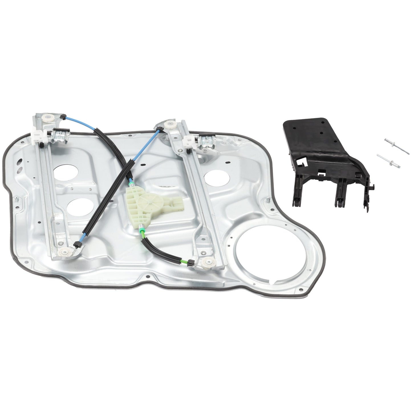 Front, Passenger Side Power Window Regulator, With Motor