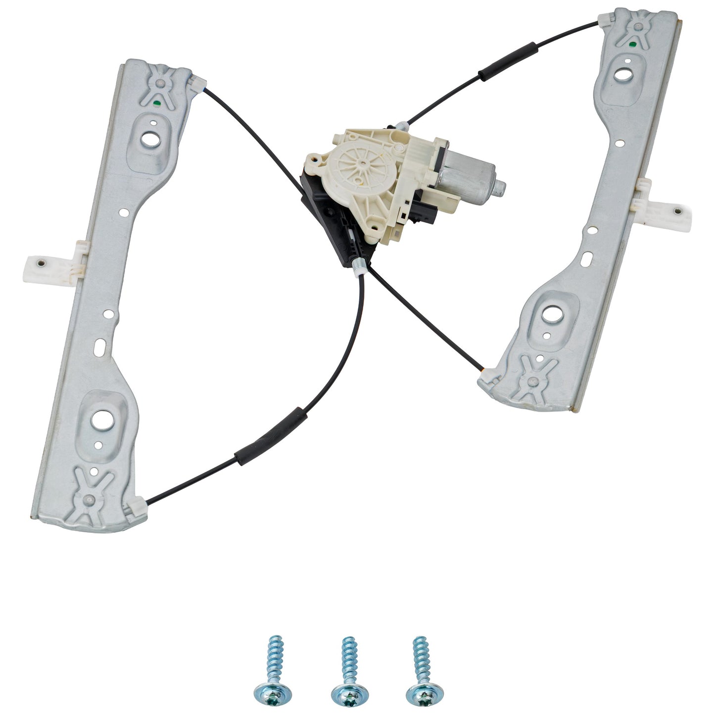 Front, Passenger Side Power Window Regulator, With Motor