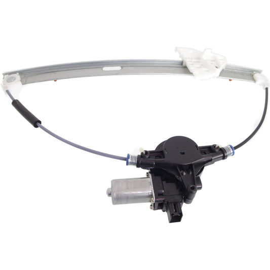 Front, Driver Side Window Regulator, Power, With 6-Prong Connector