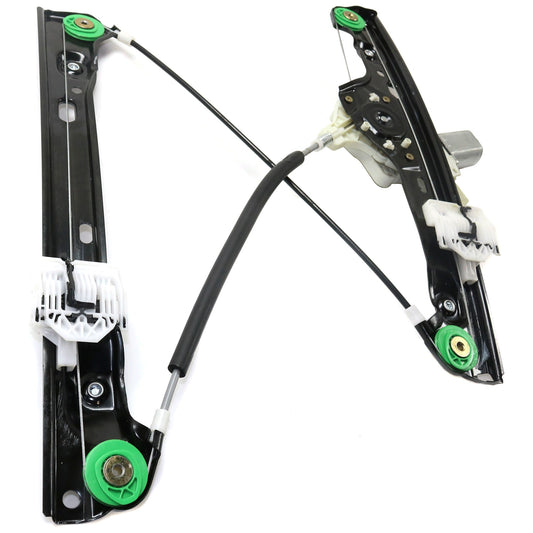 Front, Driver Side Power Window Regulator, With Motor
