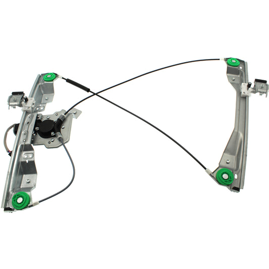 Front, Driver Side Power Window Regulator, with Motor, Coupe
