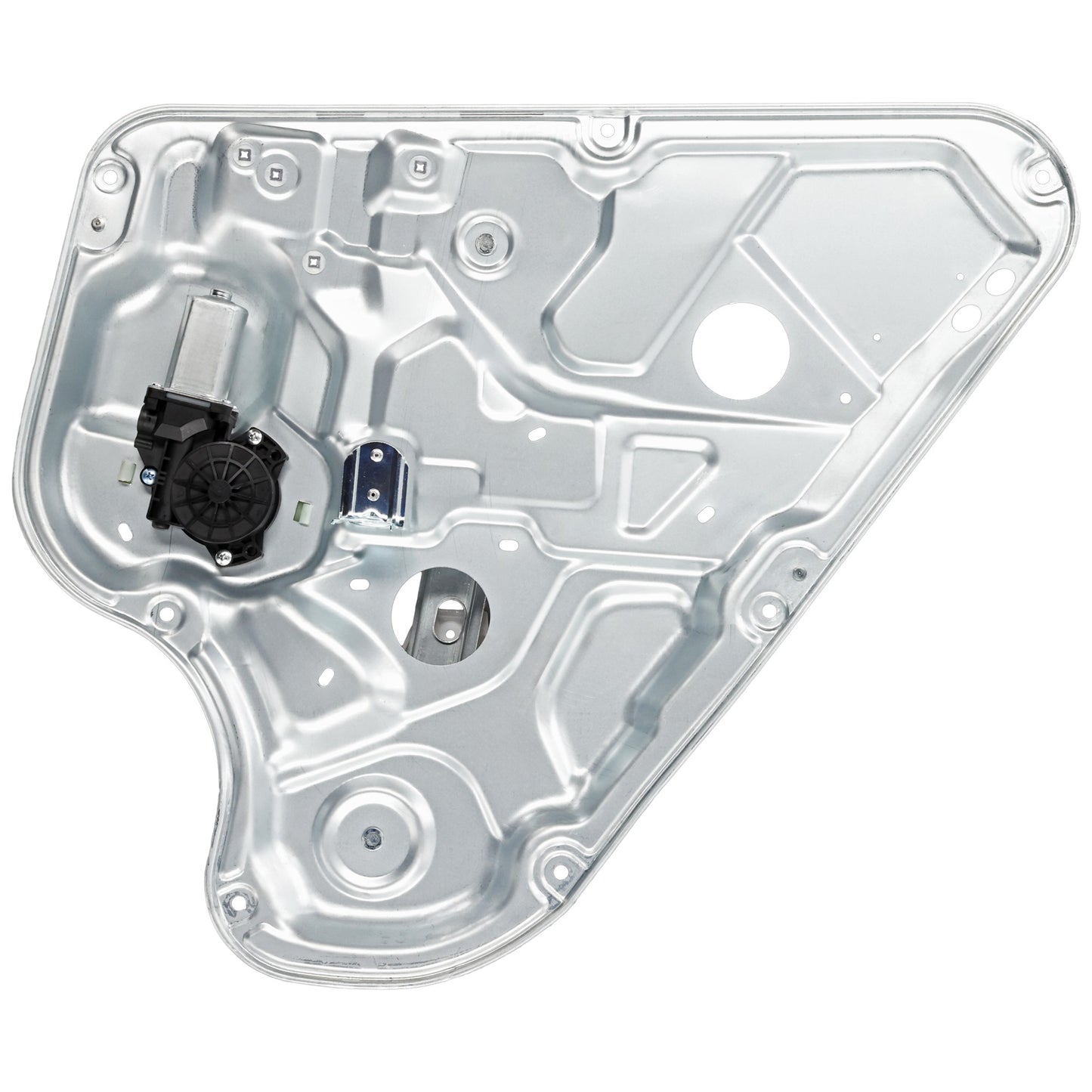 Rear, Passenger Side Power Window Regulator, With Motor