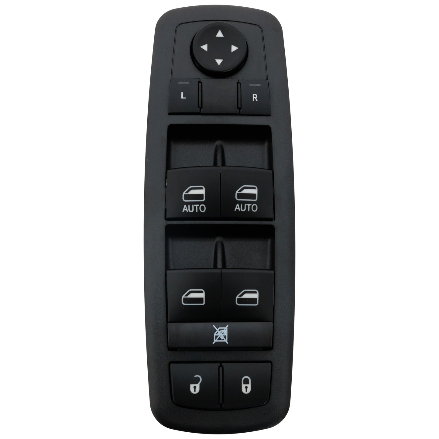 Passenger Side Window Switch, Black