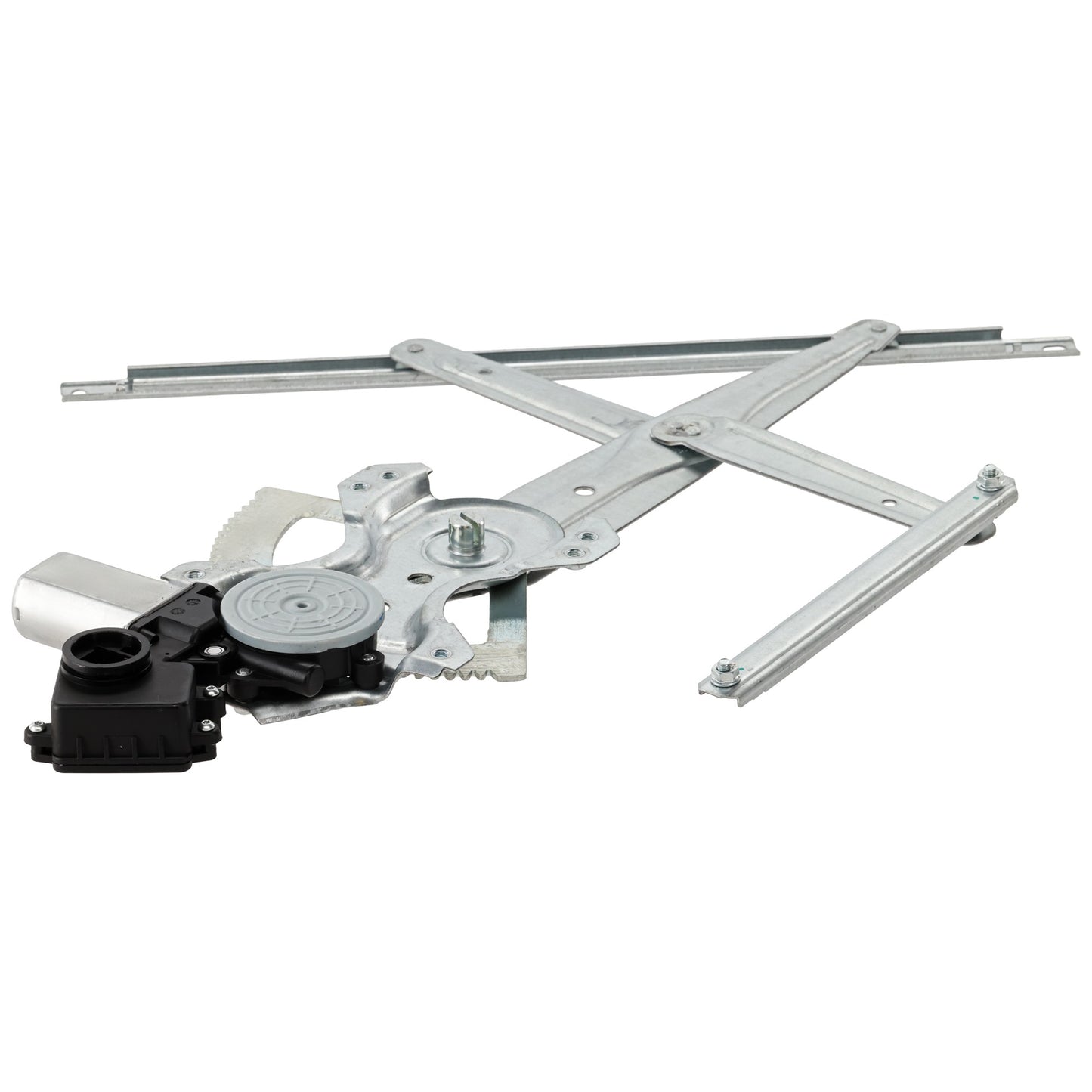 Front or Rear, Passenger Side Window Regulator, Power, With Motor, 6 Pins, For Models Without Anti-Pinch Feature