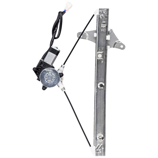 Front, Driver Side Power Window Regulator, With Motor, Sedan/Wagon
