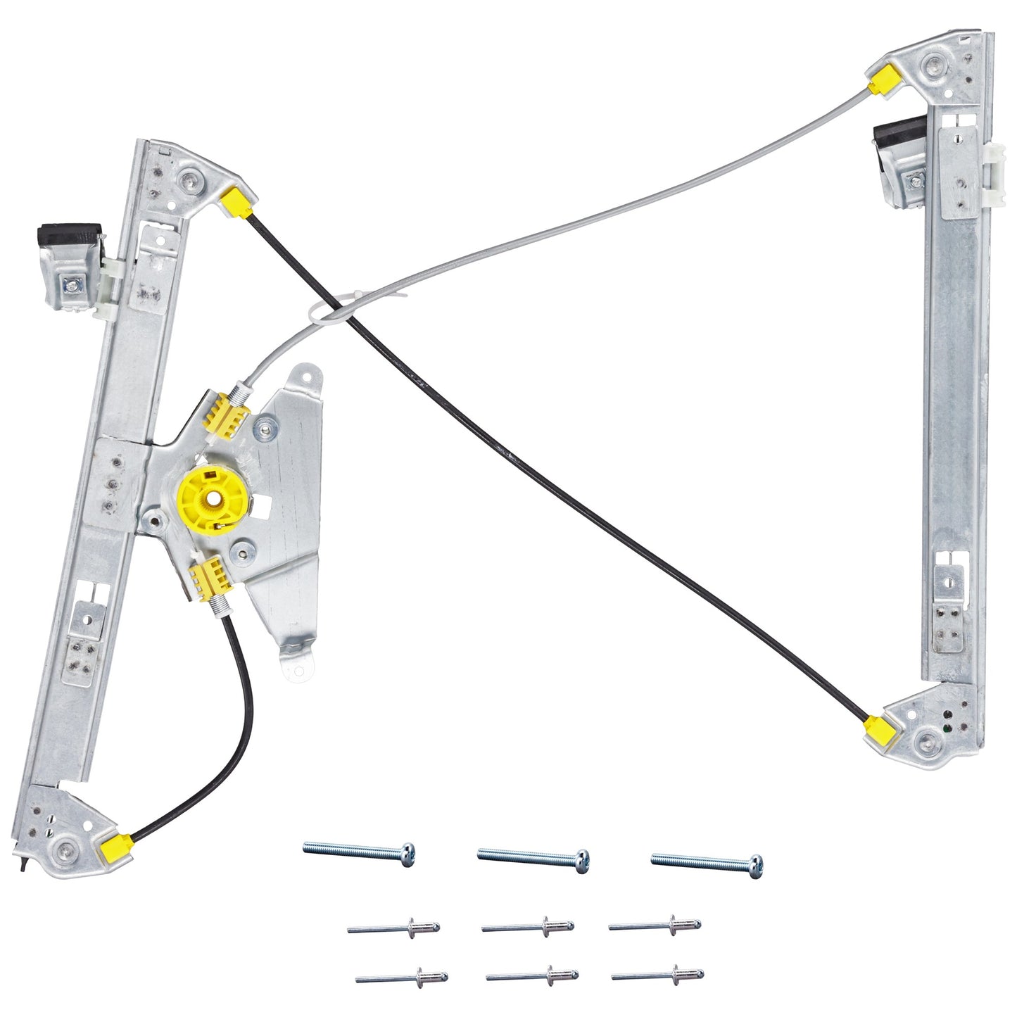 Front, Passenger Side Power Window Regulator, Without Motor