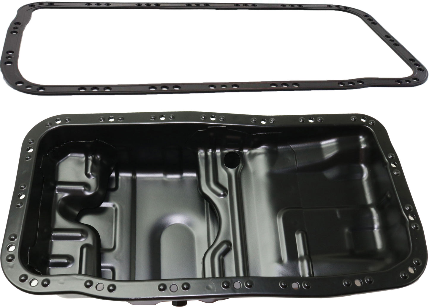 2-Piece Kit Oil Pan, 1.8L and 4 Cyl. Engine, Includes (1) Oil Pan and (1) Oil Pan Gasket