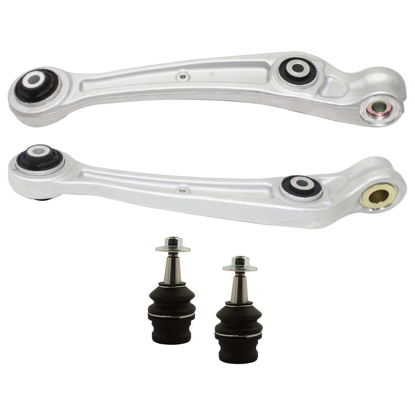 4-Piece Kit Front,¨¢Driver and Passenger Side, Lower, Frontward Control Arm, Includes (2) Ball Joint and (2) Control Arm