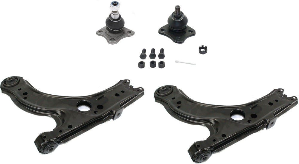 4-Piece Kit Front, Driver and Passenger Side, Lower Control Arm Kit, Includes (2) Ball Joint and (2) Control Arm