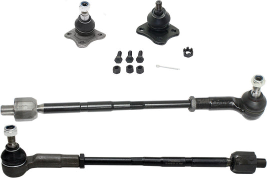 4-Piece Kit Front, Driver and Passenger Side Suspension Kit, Includes (2) Ball Joint and (2) Tie Rod Assembly