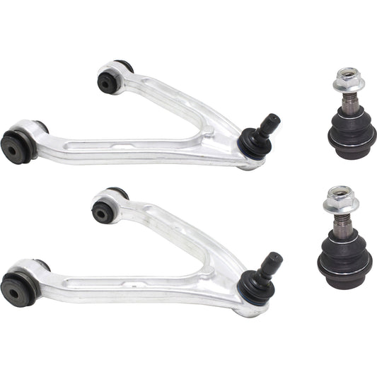 4-Piece Kit Front, Driver and Passenger Side, Upper Control Arm Kit, Includes (2) Control Arm and (2) Ball Joint
