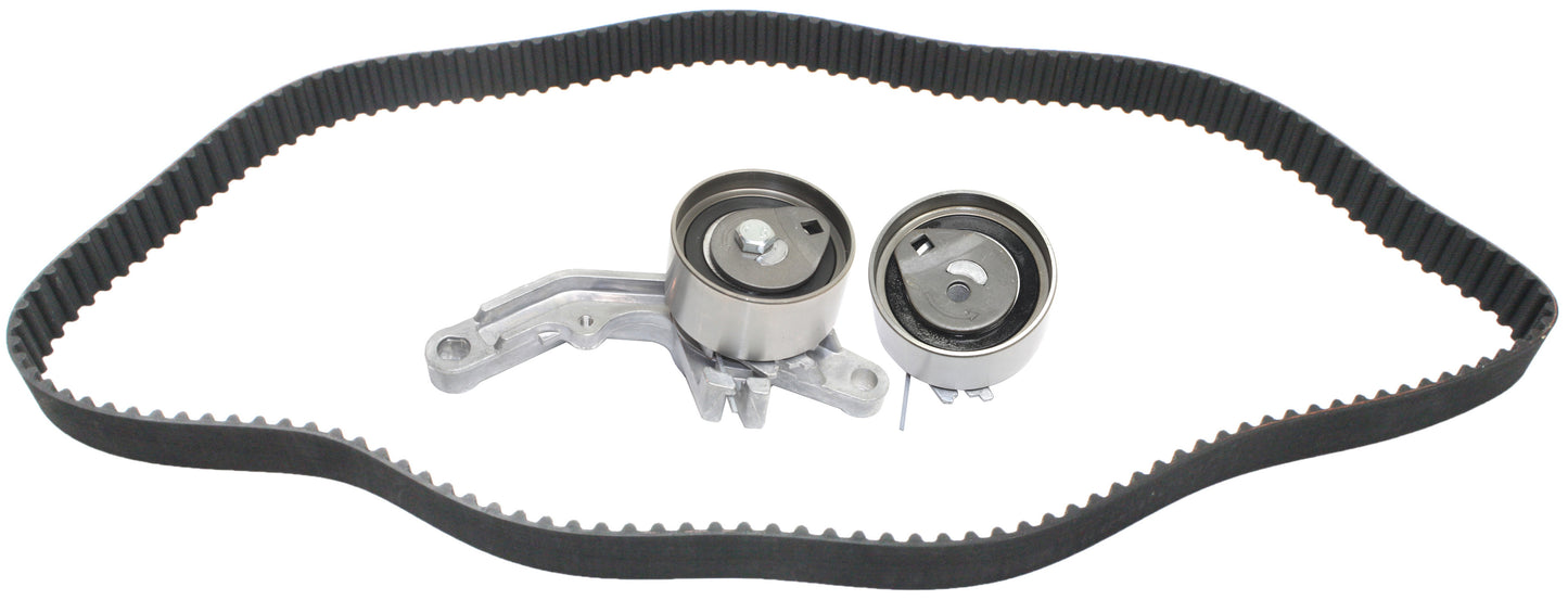 3-Piece Kit Timing Belt Kit, 2.4L, 4Cyl Water Pump Not Included, Includes (1) T-Belt Tensioner Pulley, (1) Timing Belt and (1) Timing Belt Tensioner