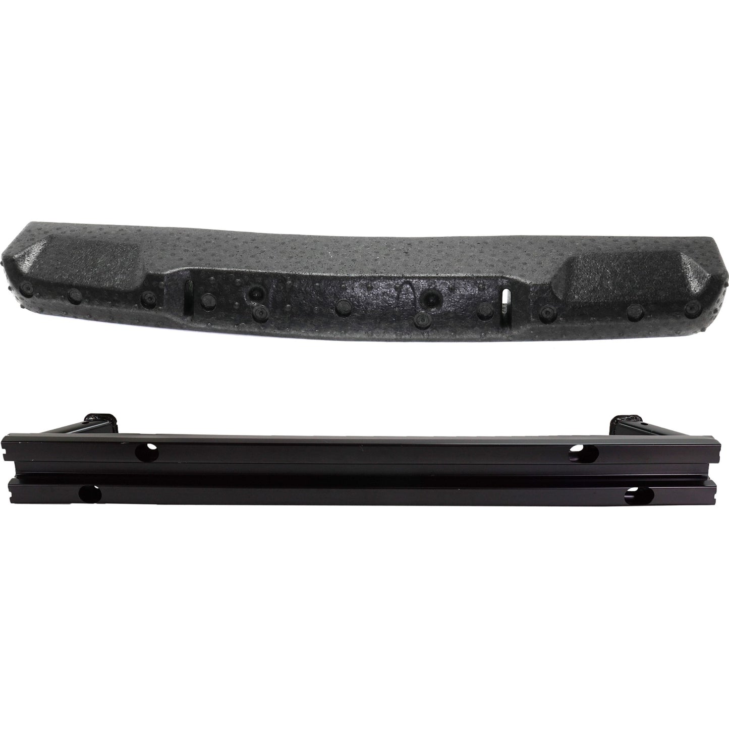 2-Piece Kit Front Bumper Reinforcement, Steel Includes (1) Bumper Absorber and (1) Bumper Reinforcement