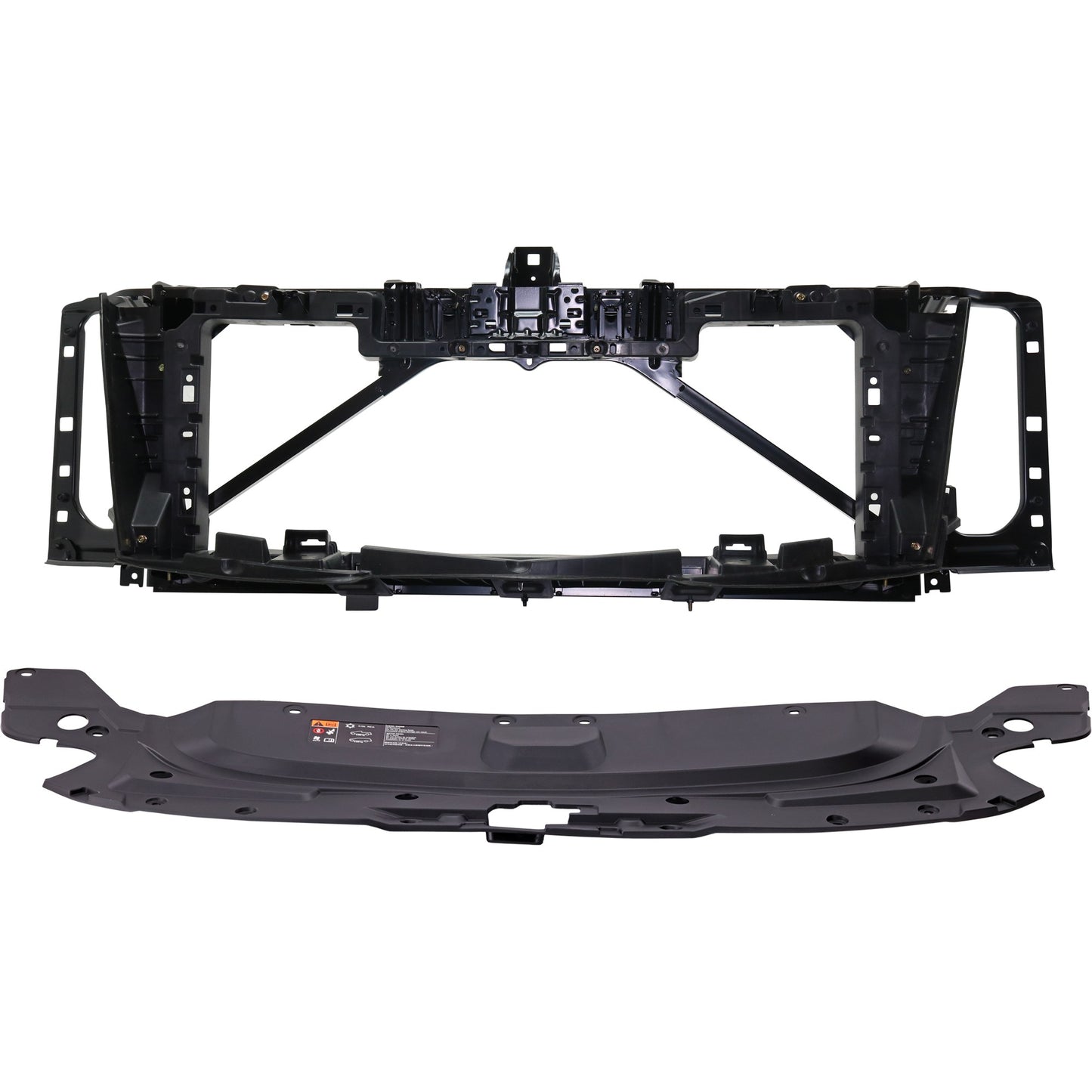2-Piece Kit Header Panel Includes (1) Header Panel and (1) Radiator Support Cover
