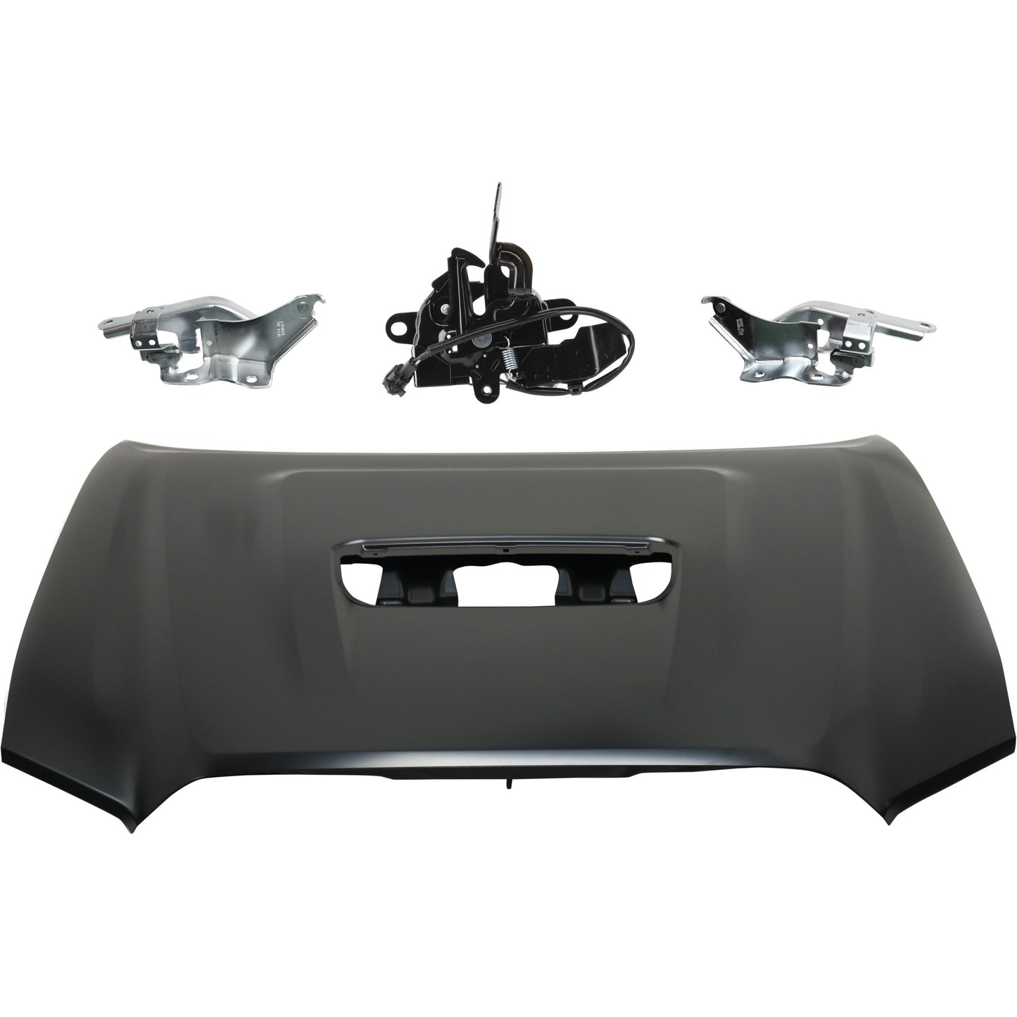 4-Piece Kit Factory Style Hood Steel Primed Includes (2) Hood Hinge, (1) Hood and (1) Hood Lock