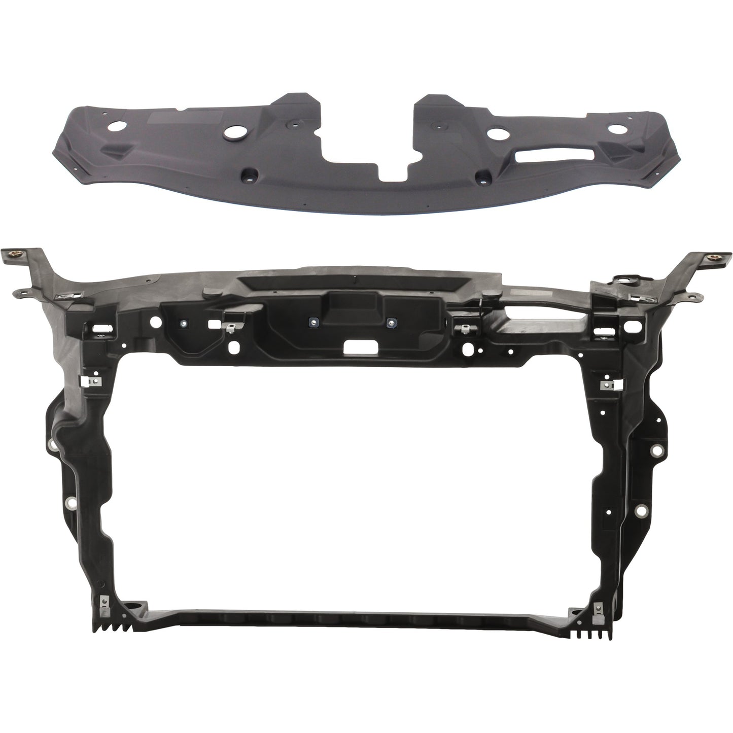 2-Piece Kit Radiator Support Assembly, 3.5L, 6Cyl Includes (1) Radiator Support and (1) Radiator Support Cover