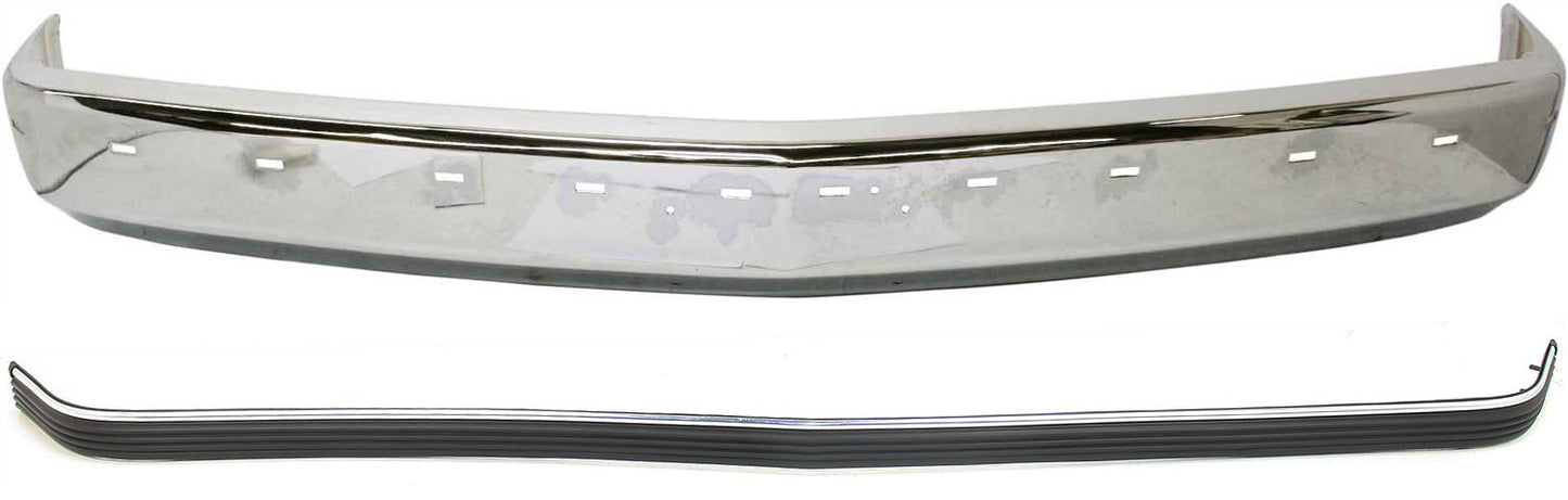 2-Piece Kit, Front Bumper, Chrome, Includes (1) Bumper and (1) Bumper Trim
