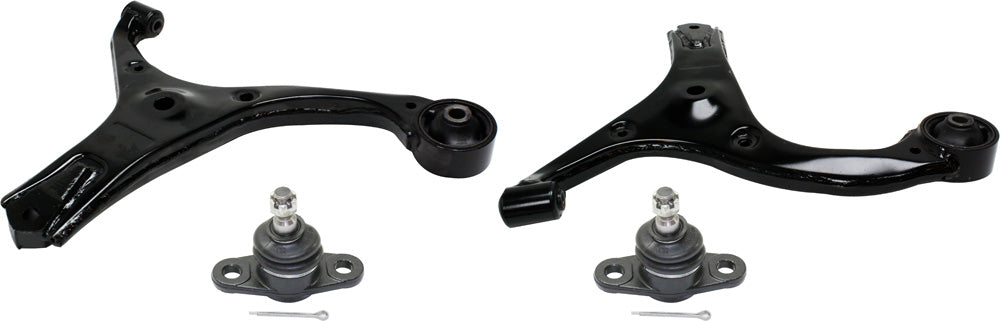 4-Piece Kit Front, Driver and Passenger Side, Lower Control Arm Kit, Includes (2) Ball Joint and (2) Control Arm