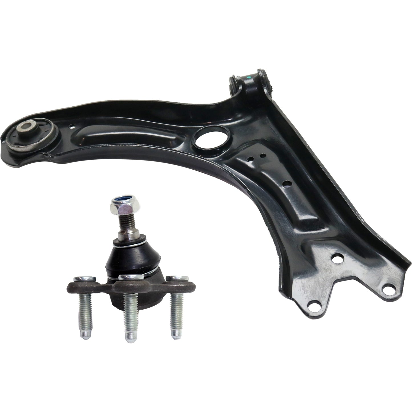 2-Piece Kit Front, Driver Side, Lower Control Arm Kit, Sedan, Includes (1) Control Arm and (1) Ball Joint