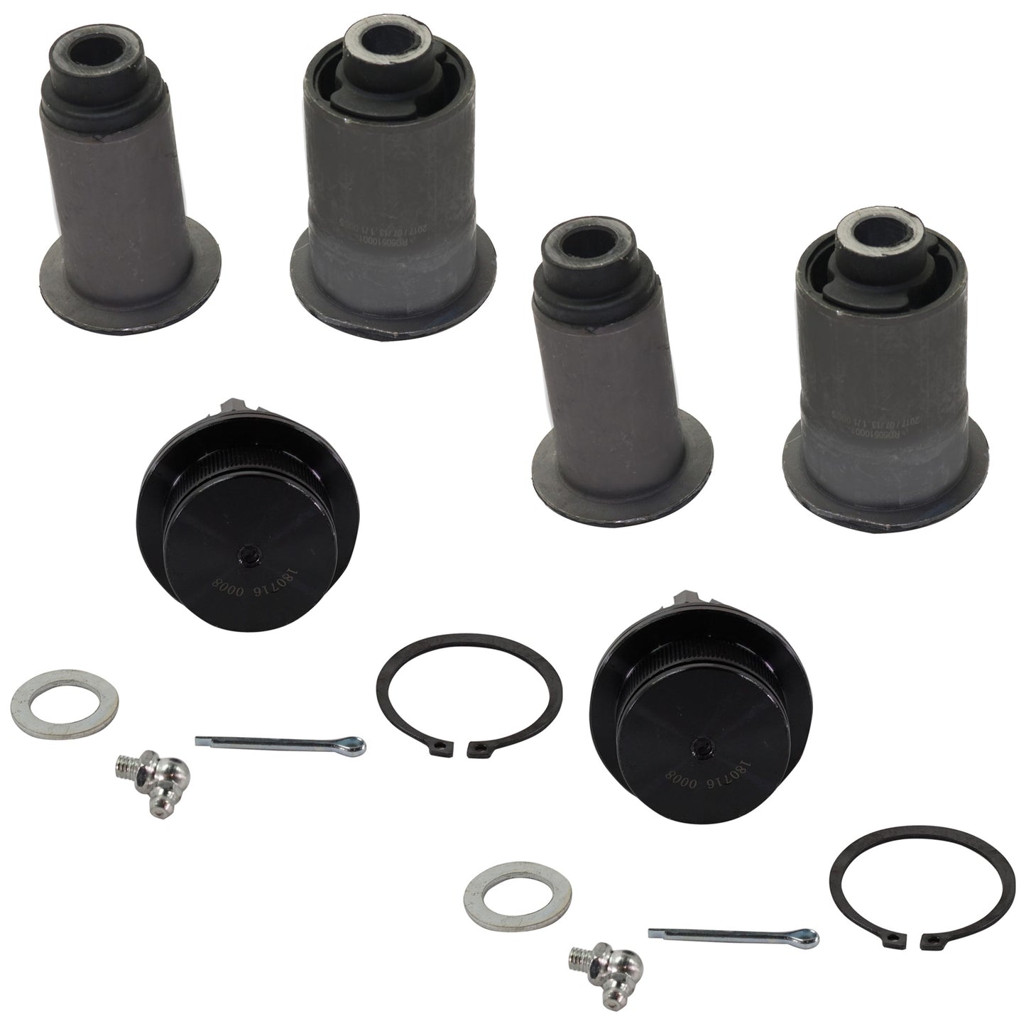 4-Piece Kit Front Lower Control Arm Bushings, Includes (2) Ball Joint and (2) Control Arm Bushing