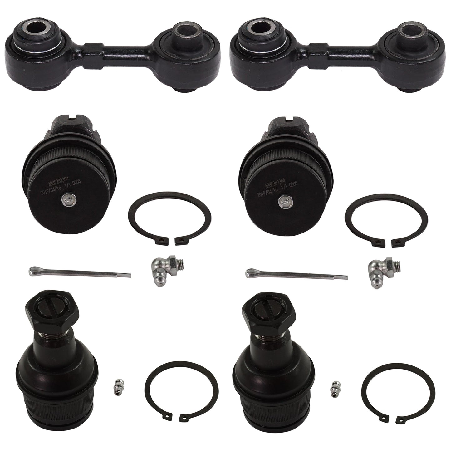 6-Piece Kit Front Sway Bar Link, Includes (4) Ball Joint and (2) Sway Bar Link